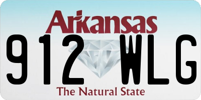 AR license plate 912WLG