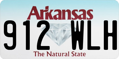 AR license plate 912WLH
