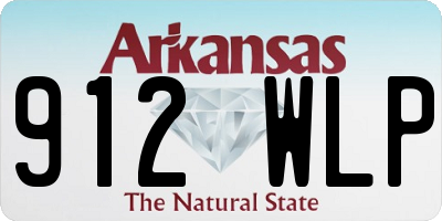 AR license plate 912WLP