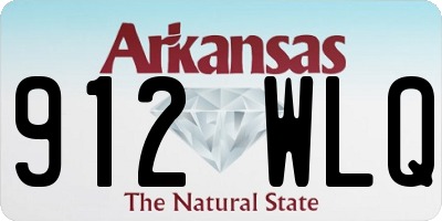 AR license plate 912WLQ