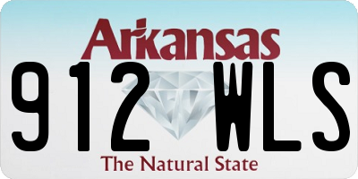 AR license plate 912WLS