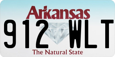 AR license plate 912WLT