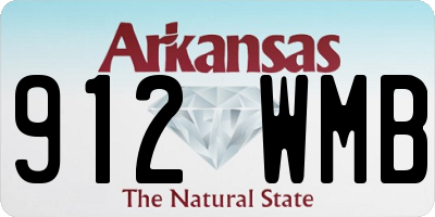 AR license plate 912WMB