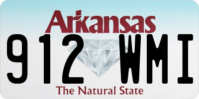 AR license plate 912WMI