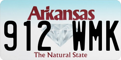 AR license plate 912WMK