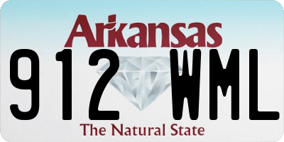 AR license plate 912WML