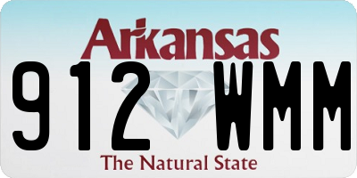 AR license plate 912WMM