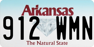 AR license plate 912WMN