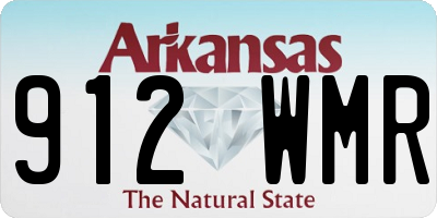 AR license plate 912WMR