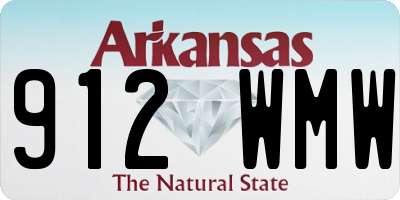 AR license plate 912WMW