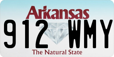 AR license plate 912WMY