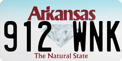 AR license plate 912WNK