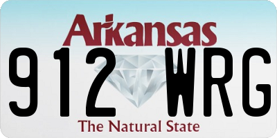 AR license plate 912WRG