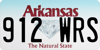 AR license plate 912WRS