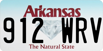 AR license plate 912WRV