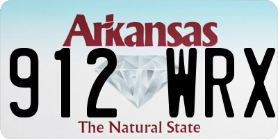 AR license plate 912WRX
