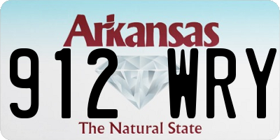 AR license plate 912WRY