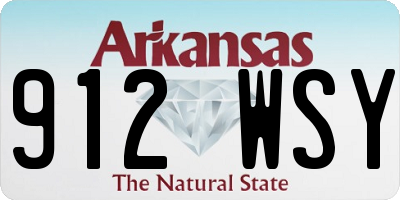 AR license plate 912WSY