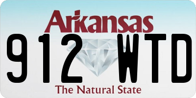 AR license plate 912WTD