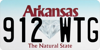 AR license plate 912WTG