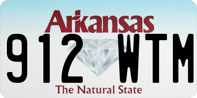 AR license plate 912WTM