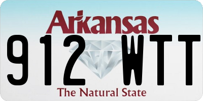 AR license plate 912WTT
