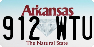 AR license plate 912WTU