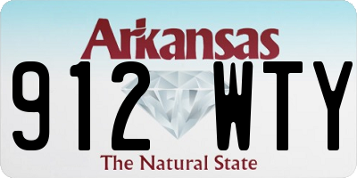 AR license plate 912WTY