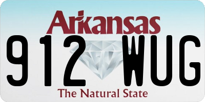 AR license plate 912WUG