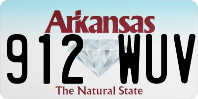 AR license plate 912WUV