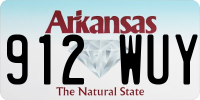 AR license plate 912WUY