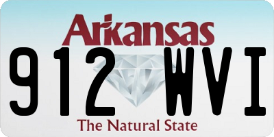 AR license plate 912WVI