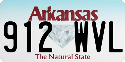 AR license plate 912WVL