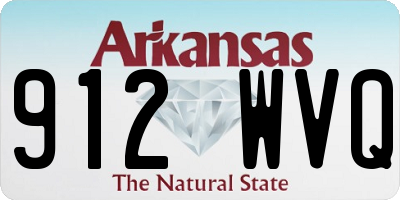 AR license plate 912WVQ