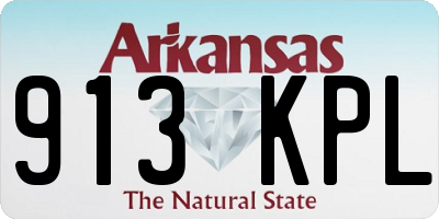 AR license plate 913KPL