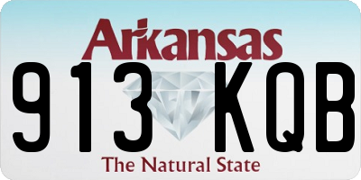 AR license plate 913KQB