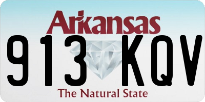 AR license plate 913KQV