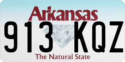 AR license plate 913KQZ