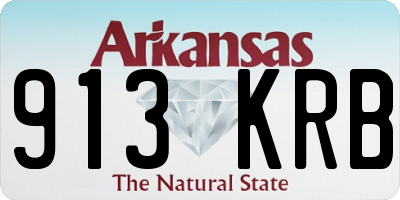 AR license plate 913KRB