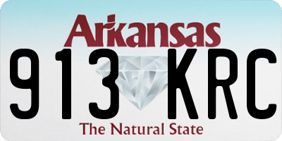 AR license plate 913KRC