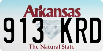 AR license plate 913KRD