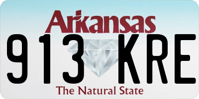 AR license plate 913KRE