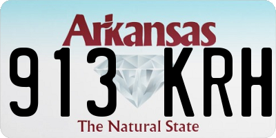 AR license plate 913KRH