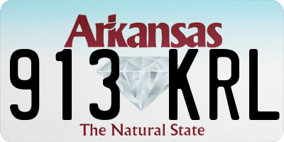 AR license plate 913KRL