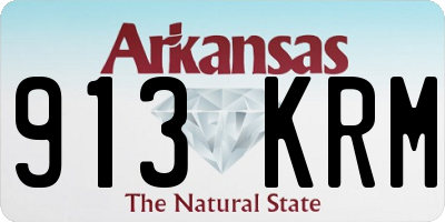 AR license plate 913KRM