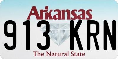 AR license plate 913KRN