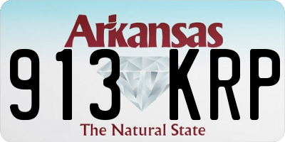 AR license plate 913KRP