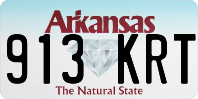 AR license plate 913KRT