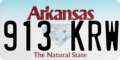 AR license plate 913KRW