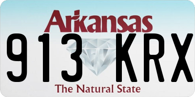 AR license plate 913KRX